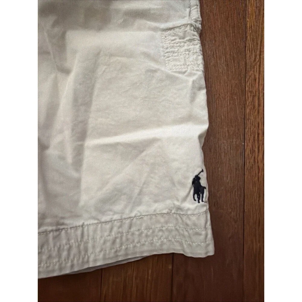Lot of 5 Polo Ralph Lauren Boys Beige Chino Shorts L 14-16 Cotton Drawstring
